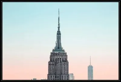 Картина Шпиль Эмпайр-стейт-билдинг в Нью Йорке
