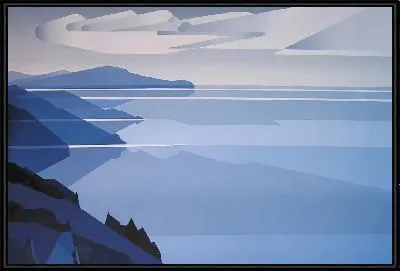 Картина Водная гладь озера