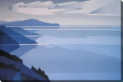 Постер Водная гладь озера