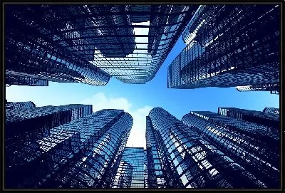 Картина Высота небоскребов