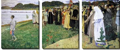 Картина На Руси. Душа народа (In Russia. The soul of the people)