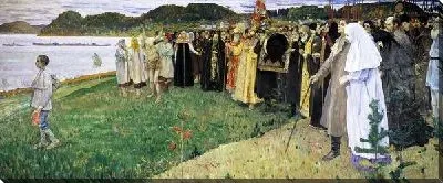 Картина На Руси. Душа народа (In Russia. The soul of the people)
