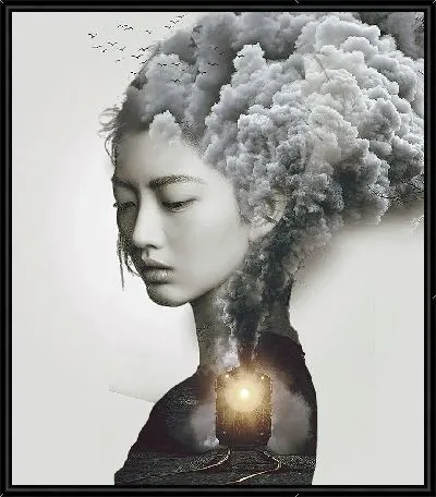 Японская девушка и паровоз