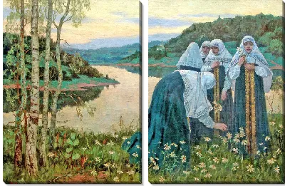 Девушки на берегу