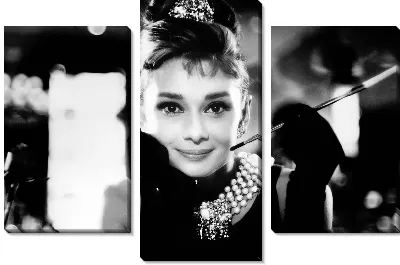 Одри Хепбёрн с мундштуком