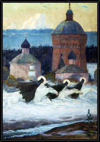 Картина Всадники (Riders) №2