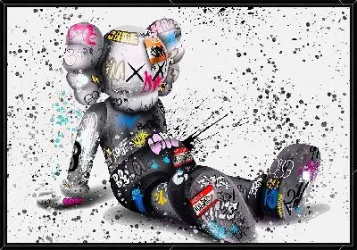 Картина Kaws artwork