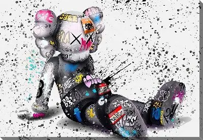 Картина Kaws artwork