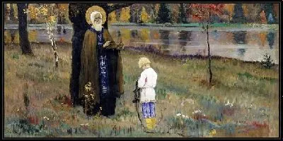 Картина Видение отроку Варфоломею (The Vision lad Bartholomew)