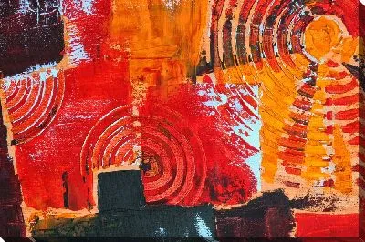 Красно-оранжевая текстура