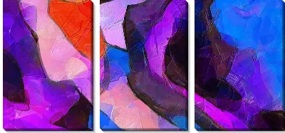 Модульная картина Перламутровые мазки