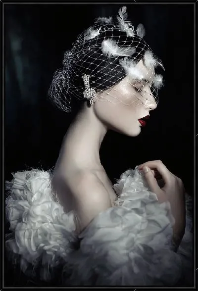 Картина Балерина с перьями