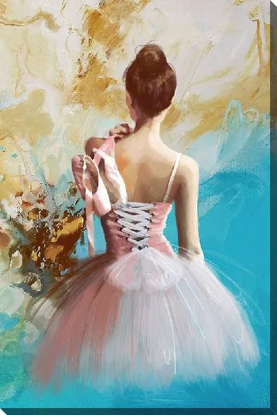 Постер Балерина в розовой пачке