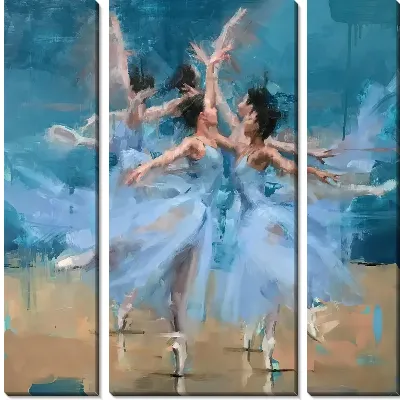 Модульная картина Балет №4