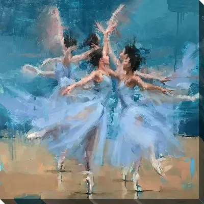 Картина маслом Балет №4