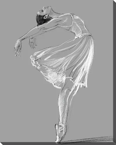 Картина маслом Полет балерины