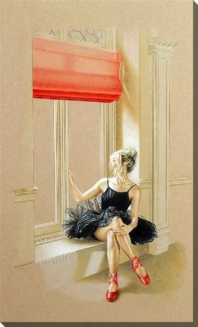 Картина маслом Балерина у окна