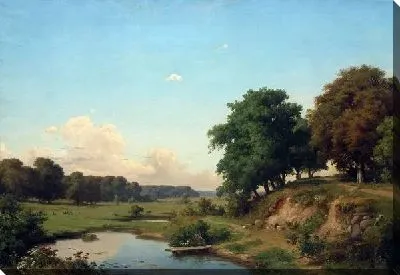 Картина Пейзаж с прудиком (Landscape with a pond)