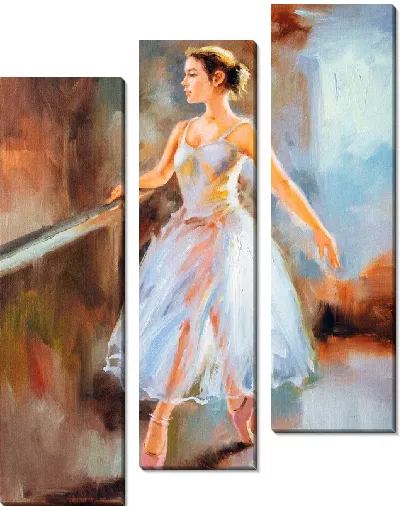 Модульная картина Балерина у станка