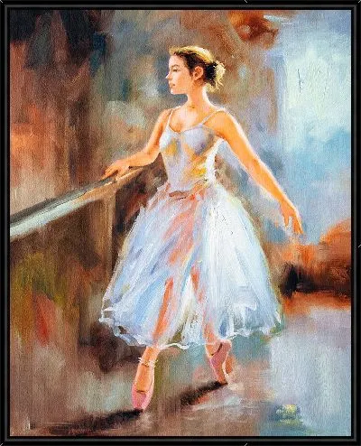 Картина Балерина у станка