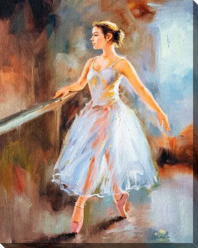 Постер Балерина у станка