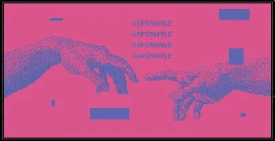 Картина Пиксельные руки