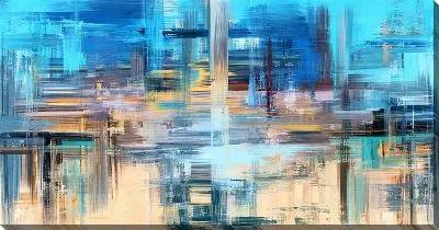 Постер Фактурные мазки абстракции