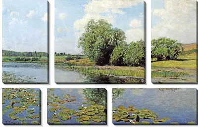 Картина Речка в полдень