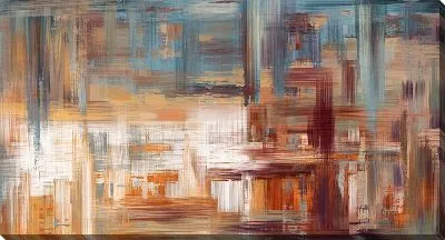 Картина маслом Арт текстура в светло-коричневых тонах