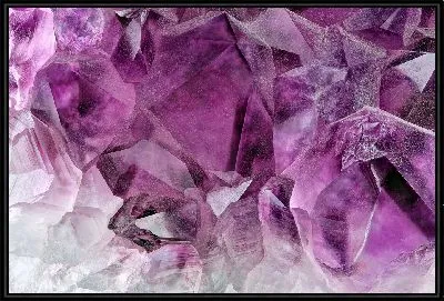 Картина Стильная фиолетовая геометрия