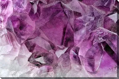 Постер Стильная фиолетовая геометрия