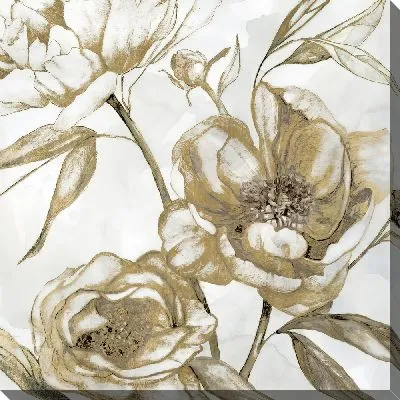 Картина маслом Цветки пионов