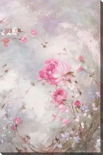 Картина маслом Розовые пиона