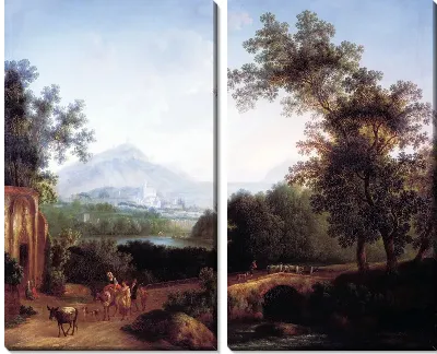 Картина Итальянский пейзаж (Italian landscape)