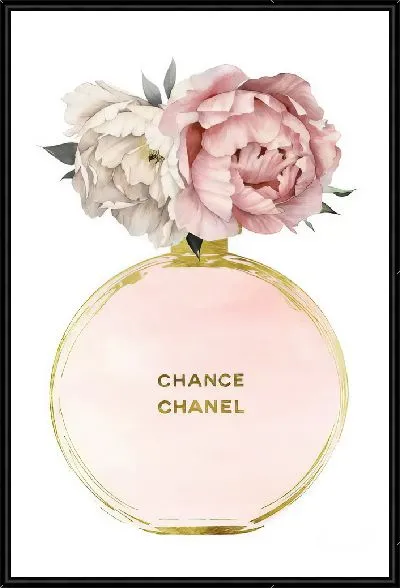 Картина Chance Chanel и пионы