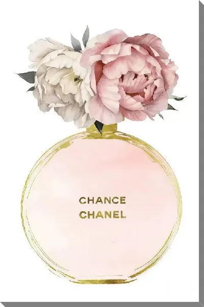 Постер Chance Chanel и пионы