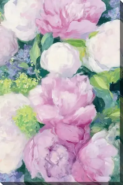 Картина маслом Пастельные пионы