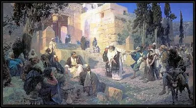 Картина Христос и грешница