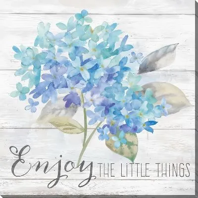 Картина маслом Гортензии - наслаждаться маленькими вещами