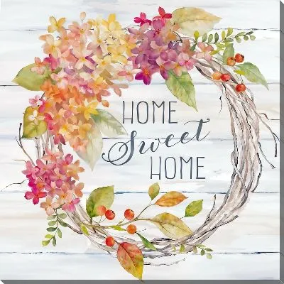 Картина маслом Гортензии Home - sweet home