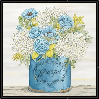 Картина Сборный букет с гортензиями