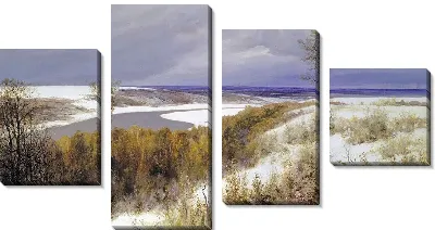 Картина Ранний снег