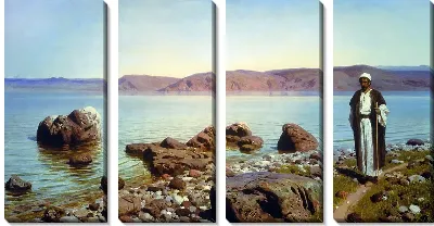 Картина На Тивериадском озере (At the Lake Tiberias)