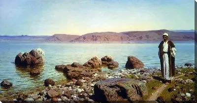 Картина На Тивериадском озере (At the Lake Tiberias)