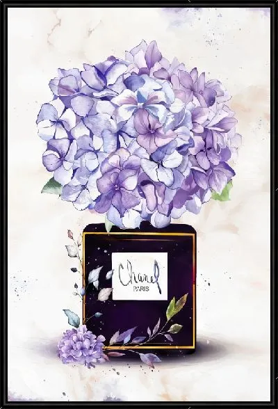 Картина Духи с гортензиями