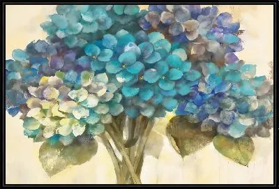 Картина Букет разноцветных гортензий