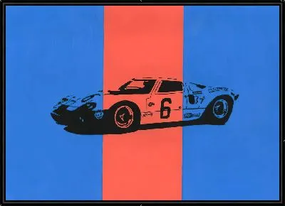 Картина Гоночный автомобиль №19