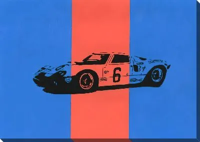 Постер Гоночный автомобиль №19