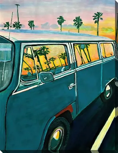 Картина маслом Минивэн путешествий