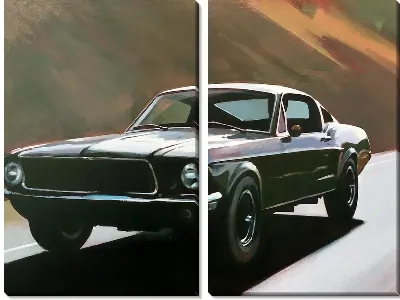 Модульная картина Мустанг